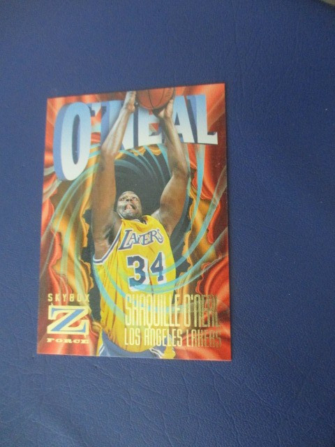 Fleer/SkyBox 1995-96 Z-Force O\'Neal Insert Shaquille O\'Neal #114 Lakers Fleer/SkyBox 1995-96 Z-Force O\'Neal Insert Shaquille O\'Neal #114 Lakers