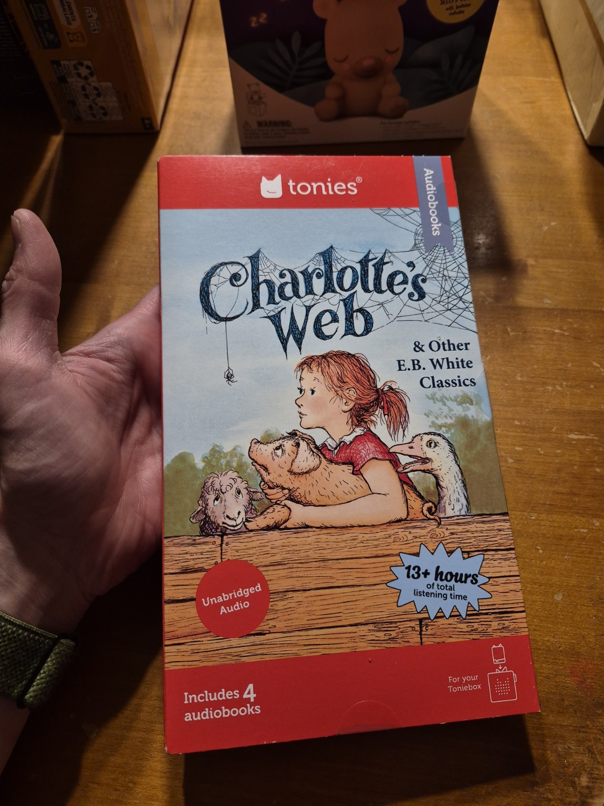 Tonies Charlotte's Web & Other E.B. White Classics 4 Audiobooks for Toniebox