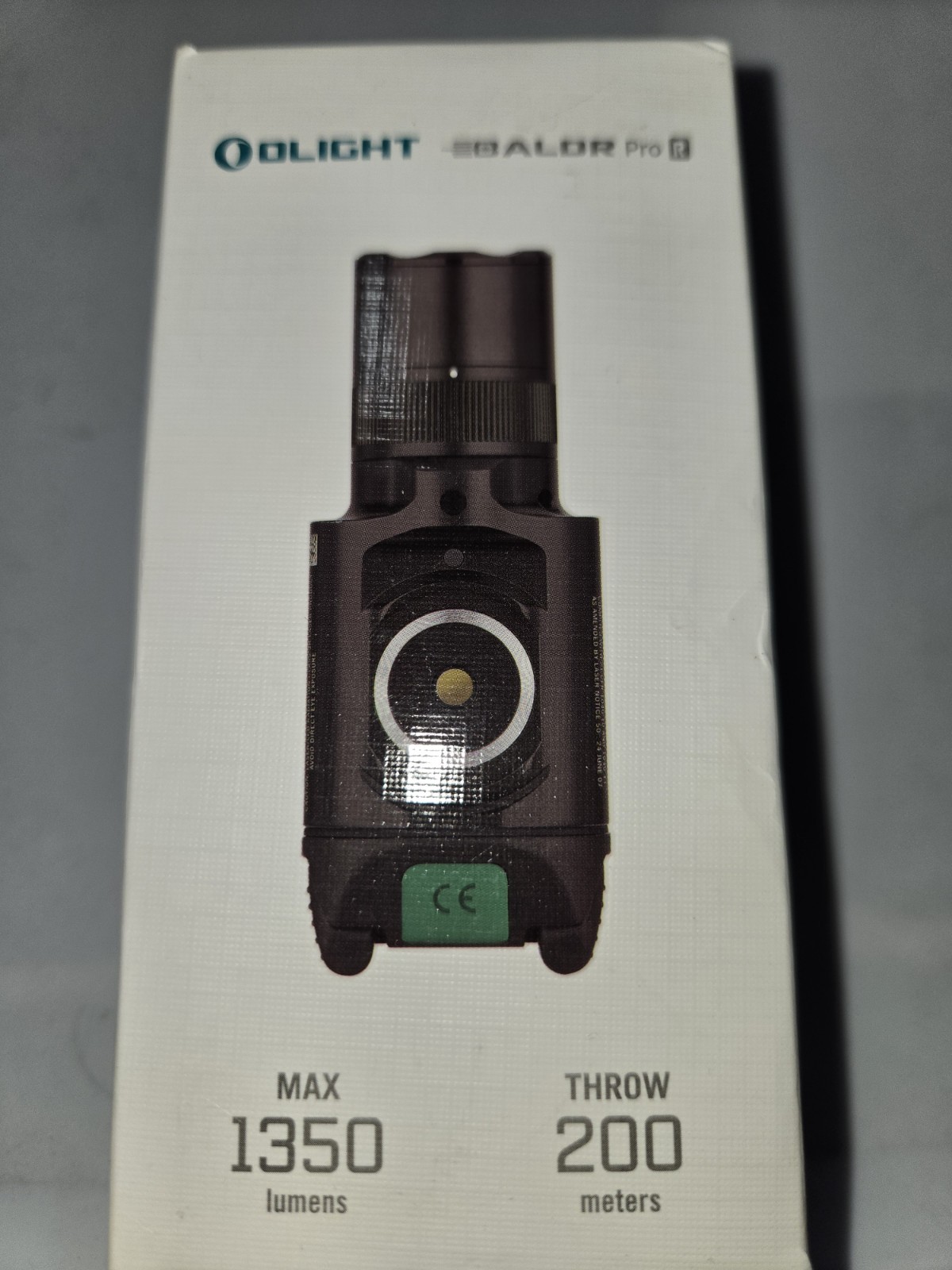 O Light Baldr Pro R Rechargeable Tactical Light with Green Laser O Light Baldr Pro R Rechargeable Tactical Light with Green Laser