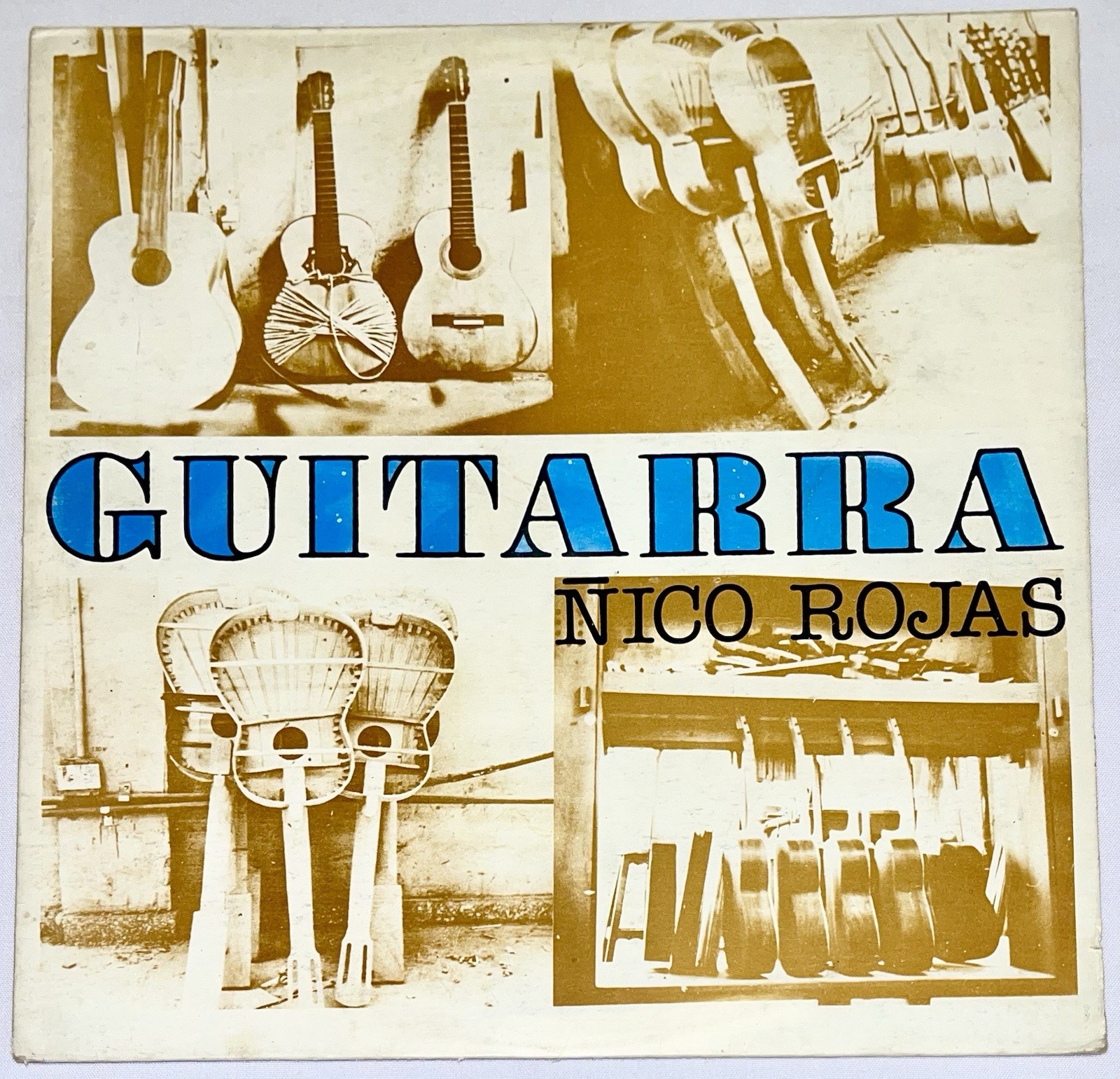 Ñico Rojas ‎– Guitarra - Vinyl Areito Cuba VG+
