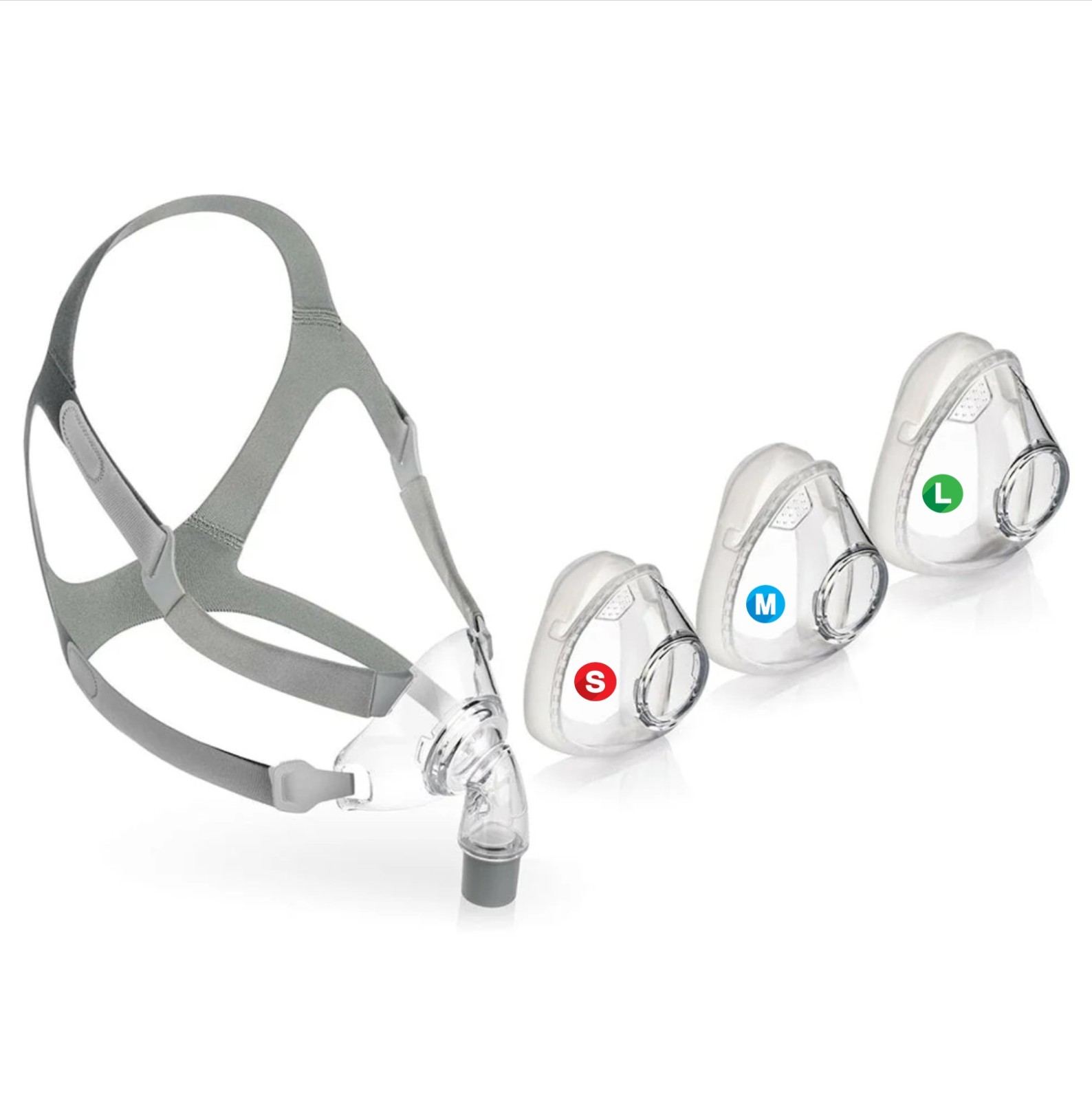 Siesta 2 Full Face System With Small/Medium/Large Clear Cushion Ergonomic Design