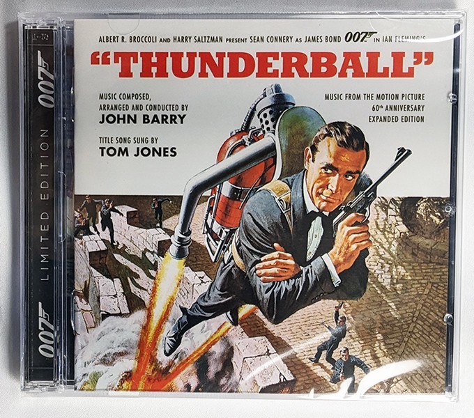 James Bond 007 LIMITED EXPANDED EDITION 2 CD Soundtrack THUNDERBALL : 60th James Bond 007 LIMITED EXPANDED EDITION 2 CD Soundtrack THUNDERBALL : 60th