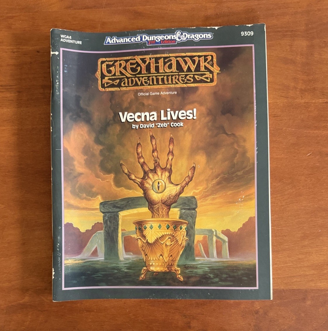 Advanced Dungeons & Dragons Greyhawk Adventures Vecna Lives 1990 TSR 9309