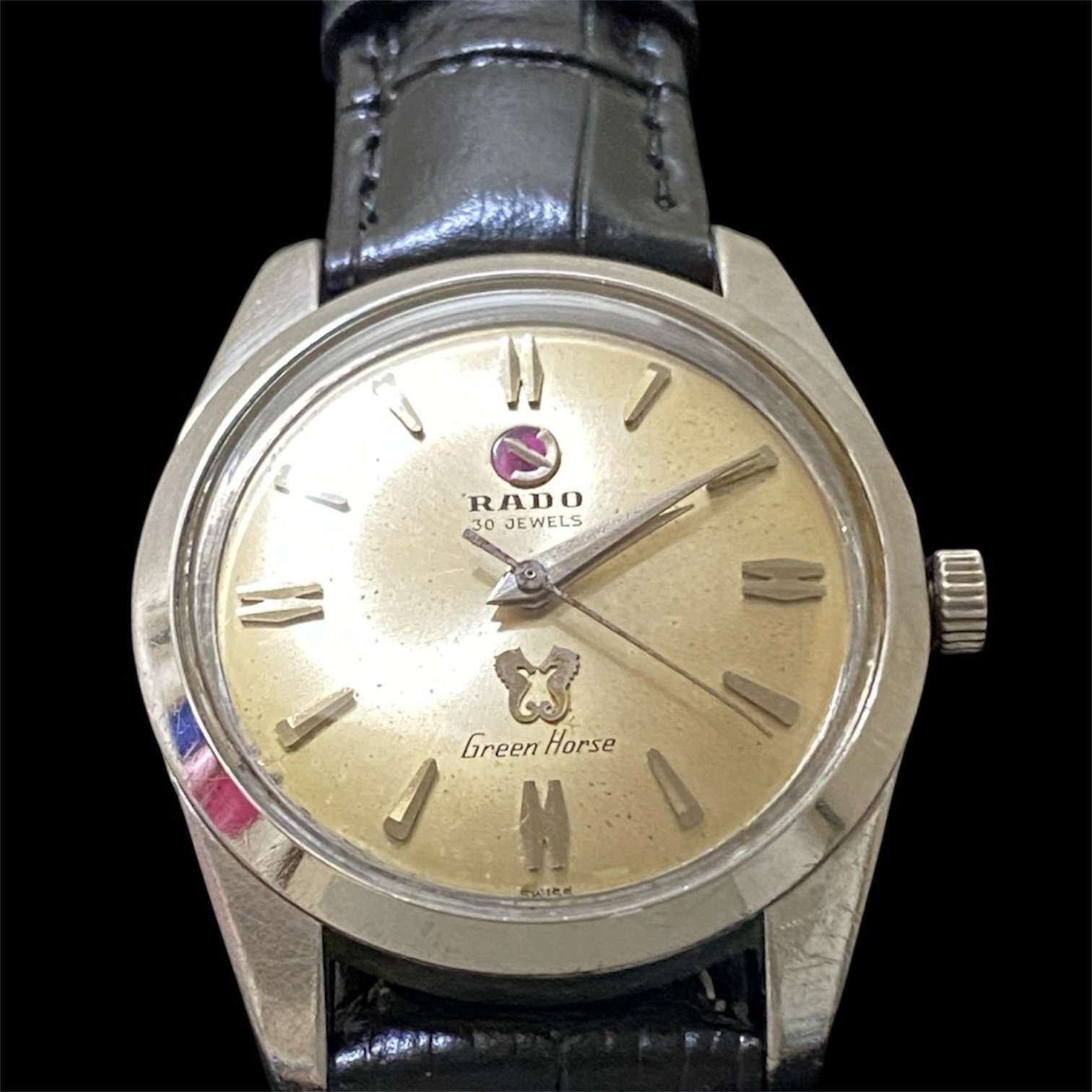 VINTAGE RADO GREEN HORSE 30J  AUTOMATIC MAN WATCH