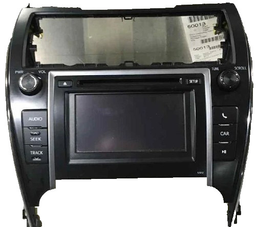 2012 TOYOTA CAMRY RADIO DISPLAY & RECEIVER 57012 OEM 12