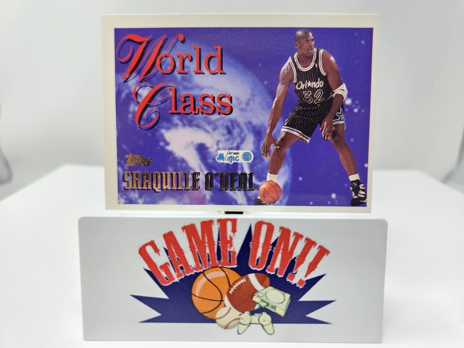 1995-96 Topps #WC3 Shaquille O\'Neal World Class EX