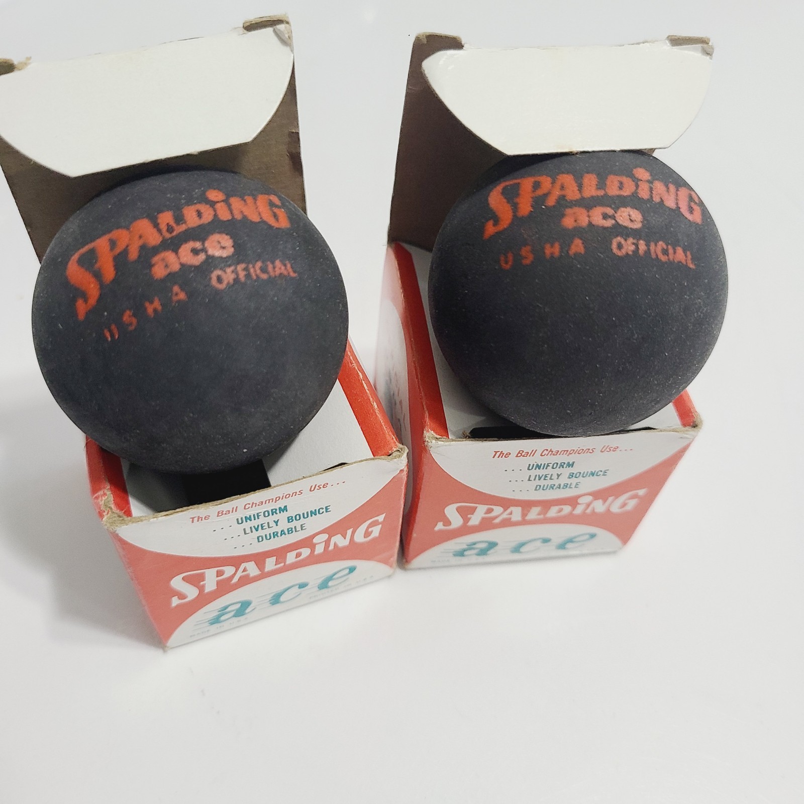 Vintage Spalding Red Label Ace Official USHA Handball 51-705 w/ Original Box USA Vintage Spalding Red Label Ace Official USHA Handball 51-705 w/ Original Box USA