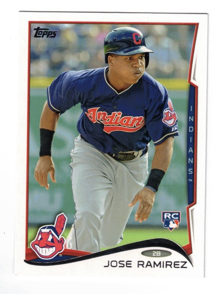 Jose Ramirez Rookie 2014 Topps #424 Cleveland