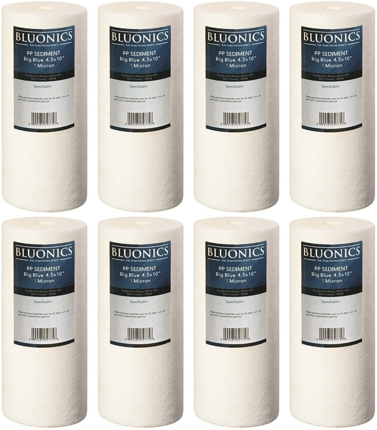 8 Bluonics Sediment Water Filters 4.5\