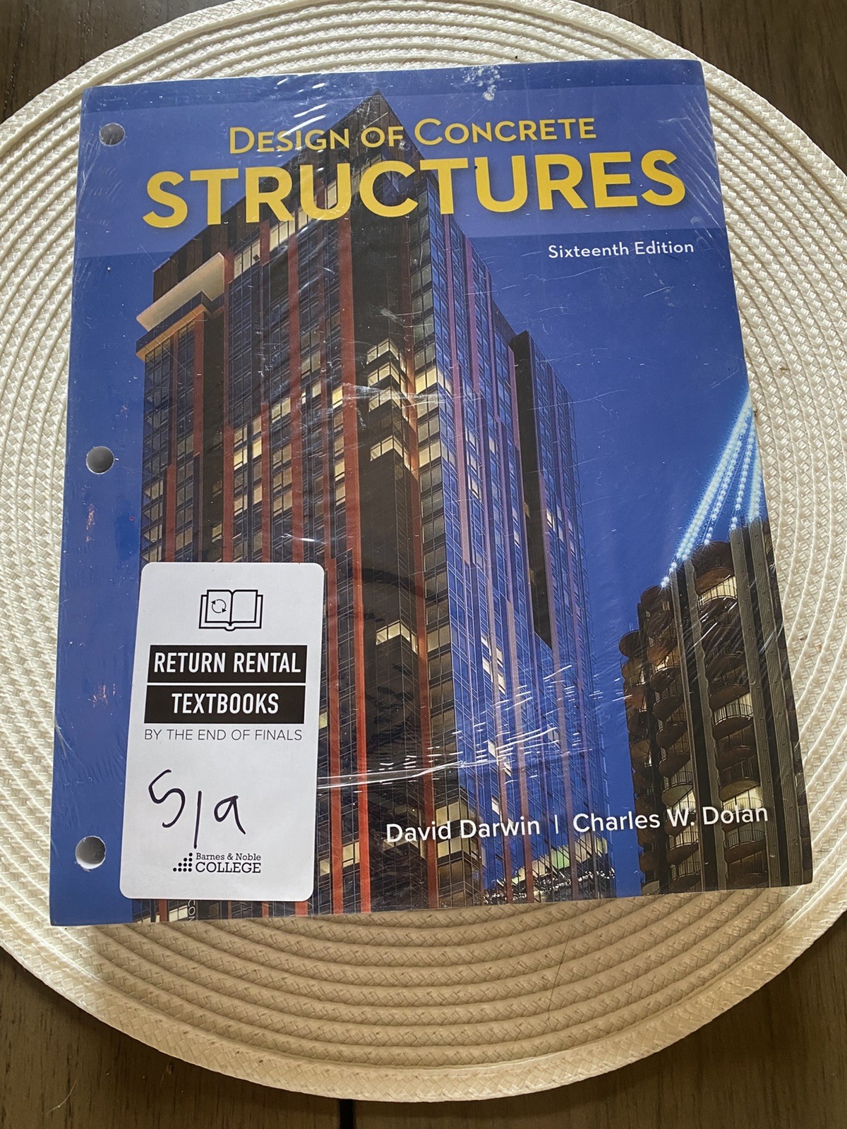 Design of Concrete Structures 16e by David Darwin International Edition