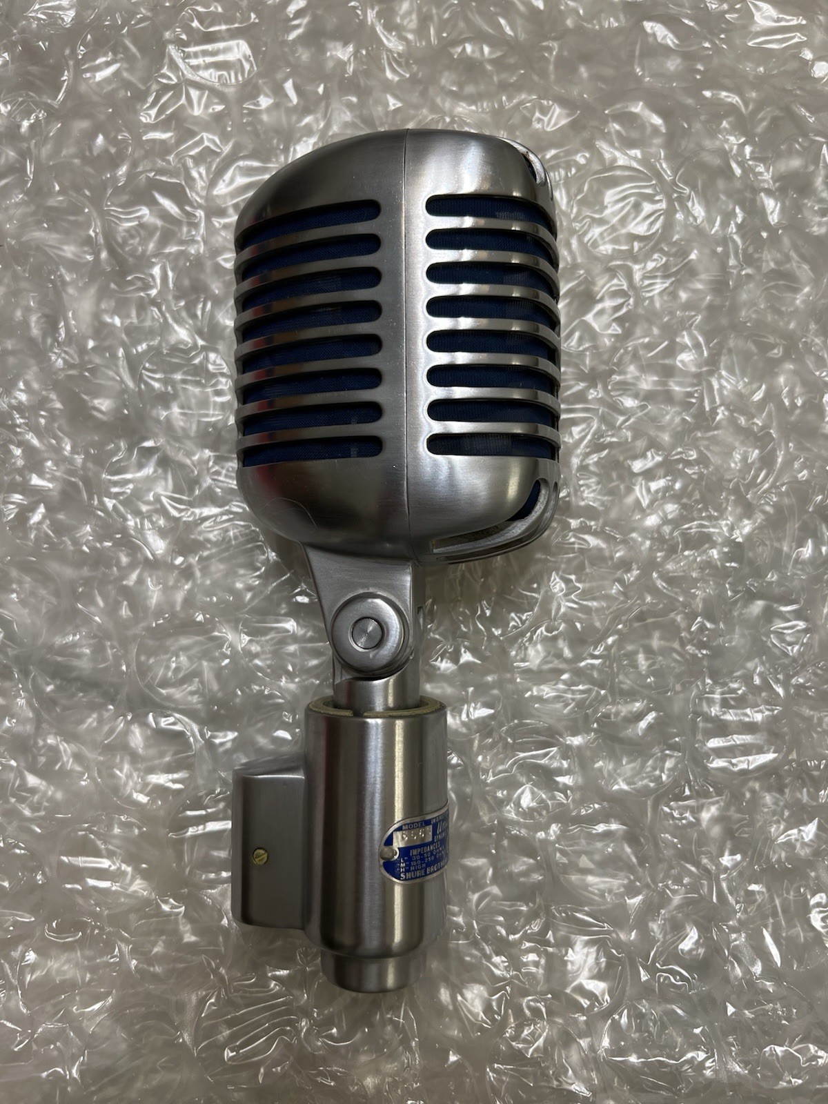 Vintage Shure 556S Unidyne Dynamic Microphone Blue Label Tested Works w/ Box