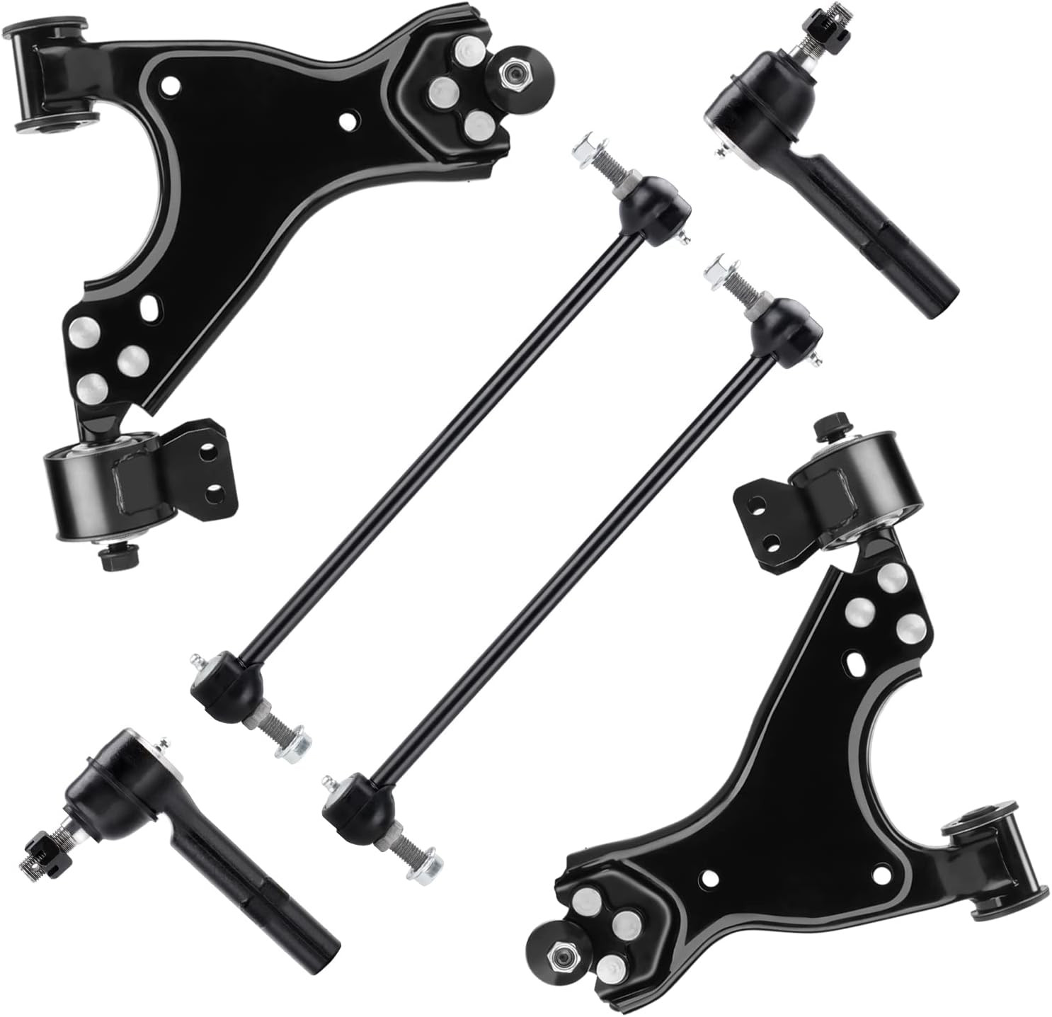 6Pc Front Lower Control Arm Suspension Kit 2007-2017 Chevy Traverse GMC Acadia 6Pc Front Lower Control Arm Suspension Kit 2007-2017 Chevy Traverse GMC Acadia