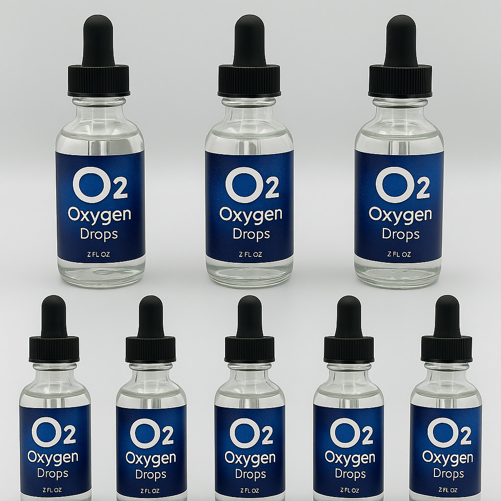 Lot of 8 Oxygen Drops | Promotes Healthy Cellular Energy Levels