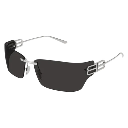 Balenciaga Sunglasses BB0485SA-001 Ruthenium