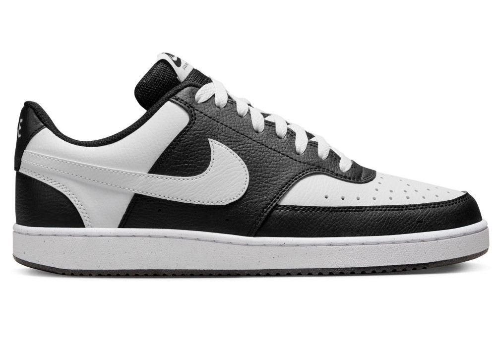 Nike Court Vision Low Next Nature Men's Black White Sneakers Casual Shoes