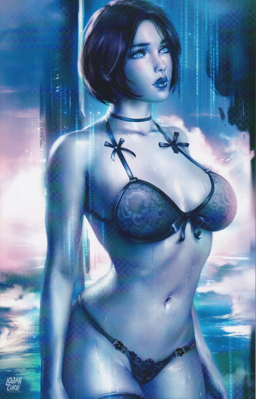 Waifu Chronicles 1 Holographic Cosplay Lingerie D Virgin variant NM+