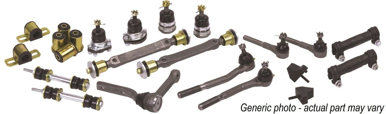 POLY Front Suspension Rebuild Kit w/ Ball Joints for 1963-64 Chevrolet Full Sz