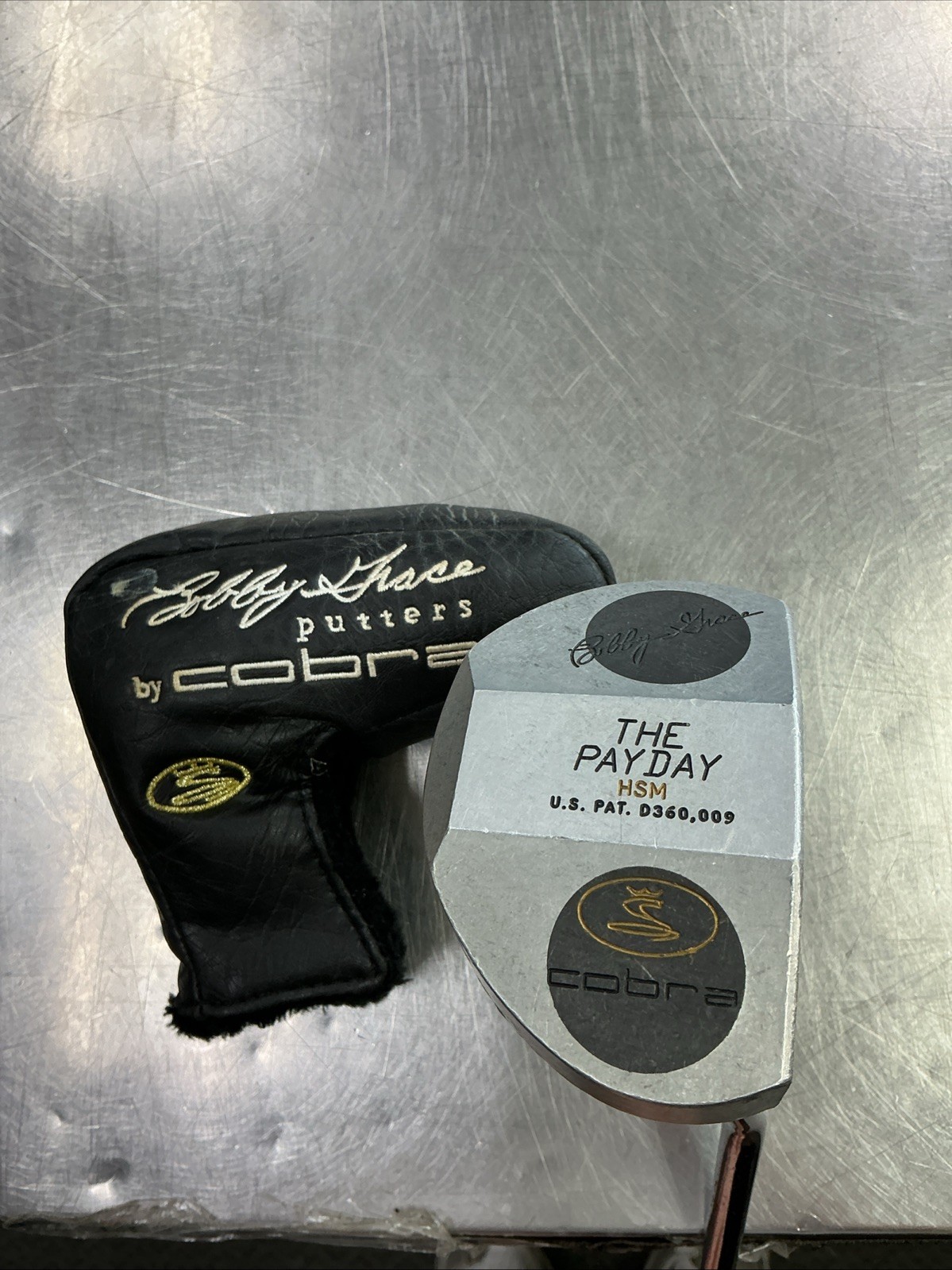 Near Mint Cobra Bobby Grace The Payday Putter Mallet Steel Shaft RH All Original Near Mint Cobra Bobby Grace The Payday Putter Mallet Steel Shaft RH All Original