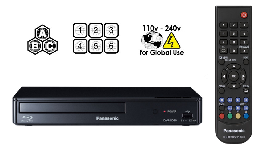 Panasonic DMP-BD Region Free Blu-ray player Multi Region Code Free ( ABC ) (0-8) Panasonic DMP-BD Region Free Blu-ray player Multi Region Code Free ( ABC ) (0-8)