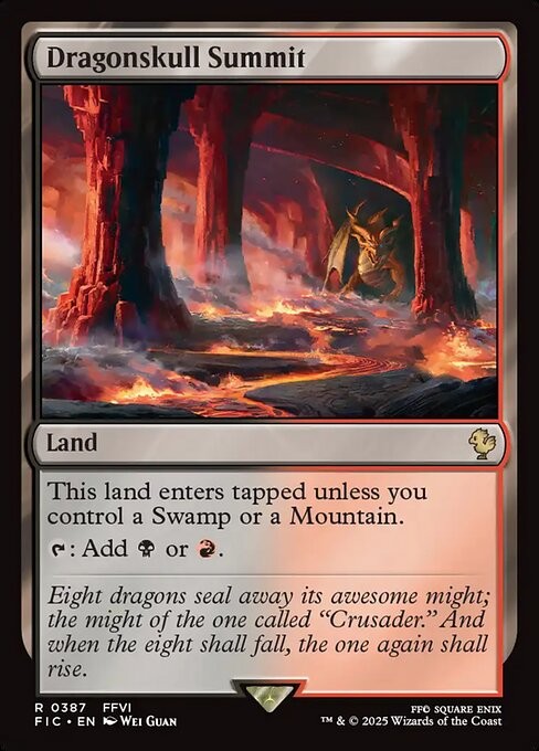 Dragonskull Summit 387 R Normal FIC MTG NM