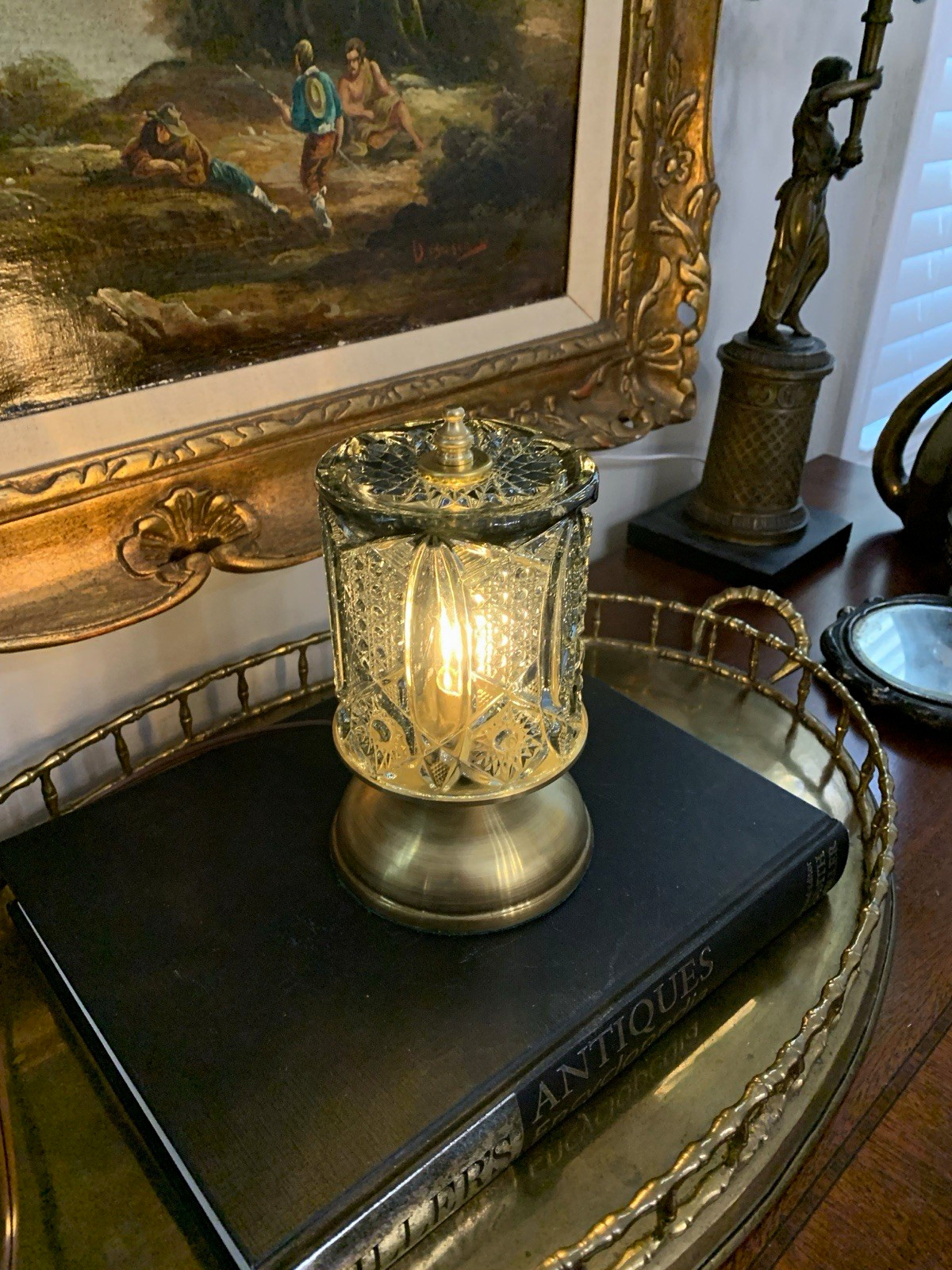 Vintage Solid Brass Mood Lamp Accent Lamp Nightlight