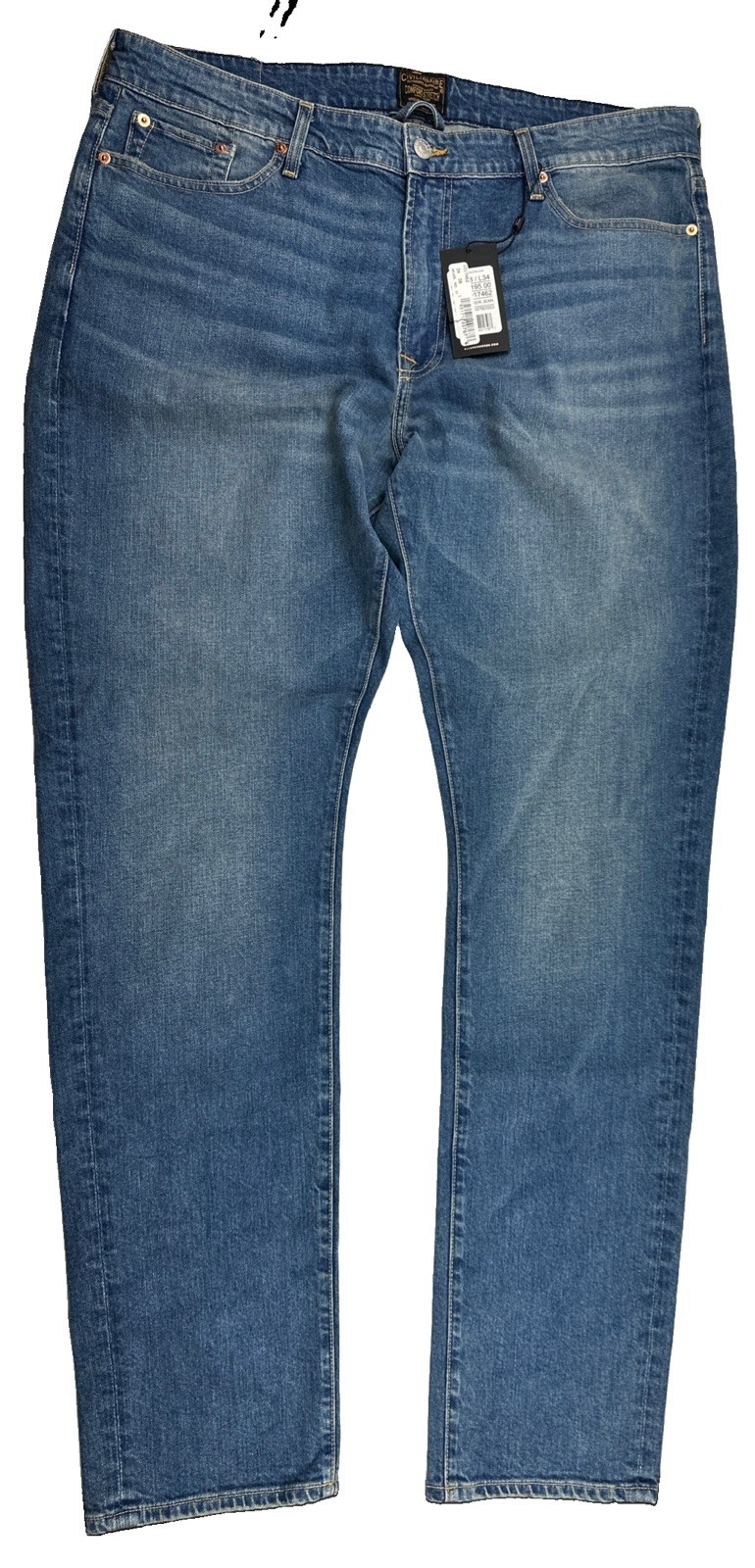 NWT Civilianaire x Allen Edmonds Walker Mens Jeans 38x34 Slim Straight