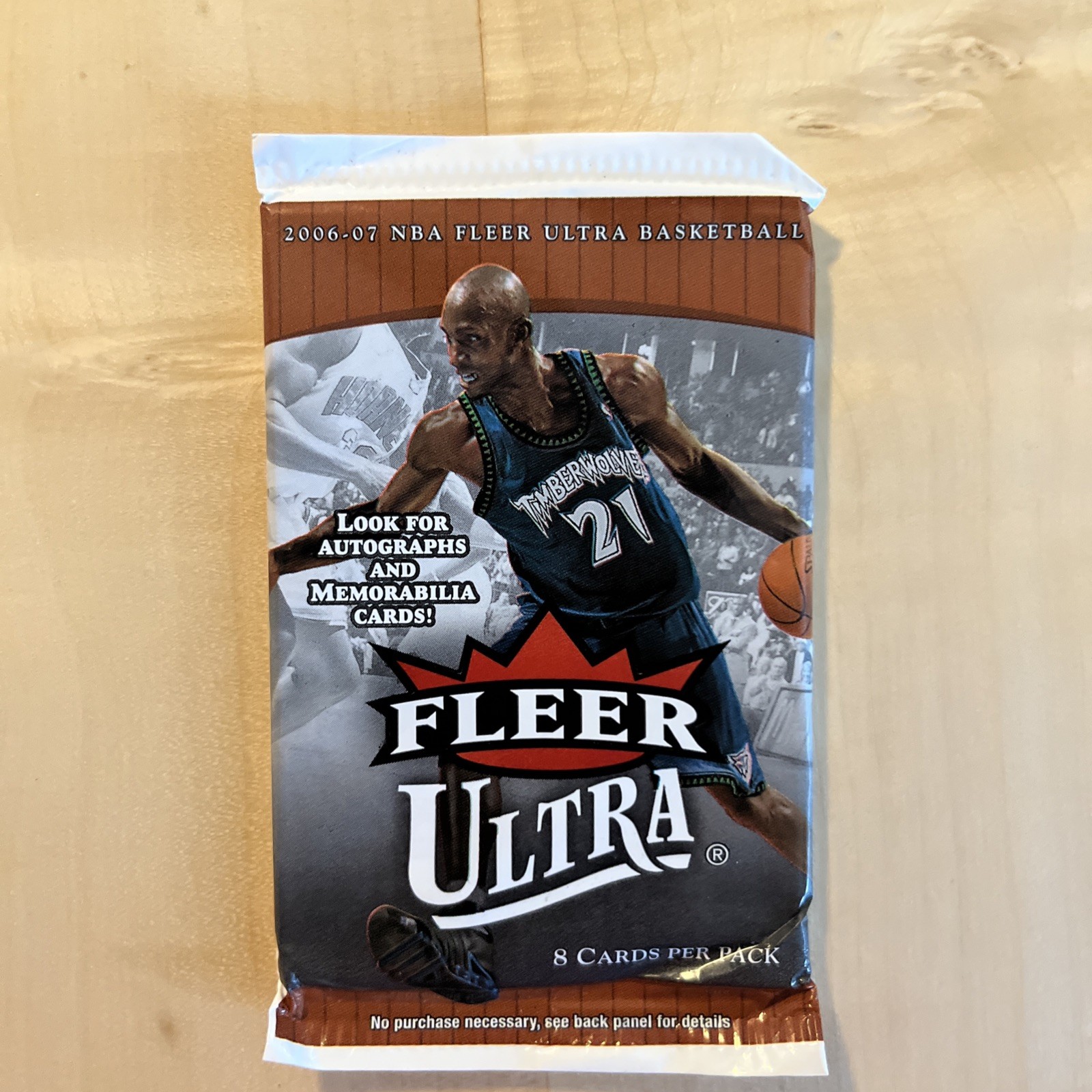 Fleer 2006-07 Fleer Ultra Basketball NBA Sealed Pack 8 Cards Timberwolves Fleer 2006-07 Fleer Ultra Basketball NBA Sealed Pack 8 Cards Timberwolves