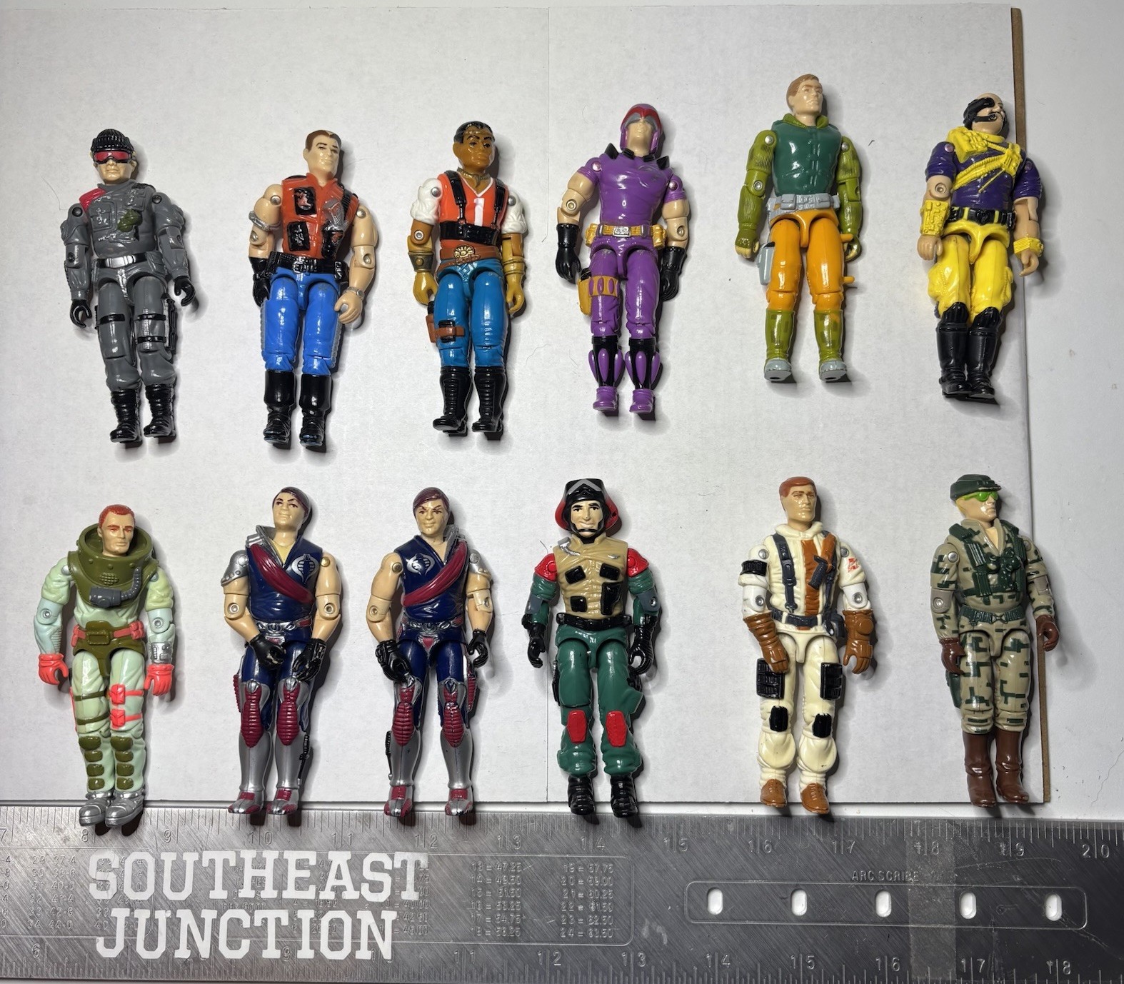 Vintage GI Joe Figures Lot Hasbro Real American 1980s ARAH All Good Crotches