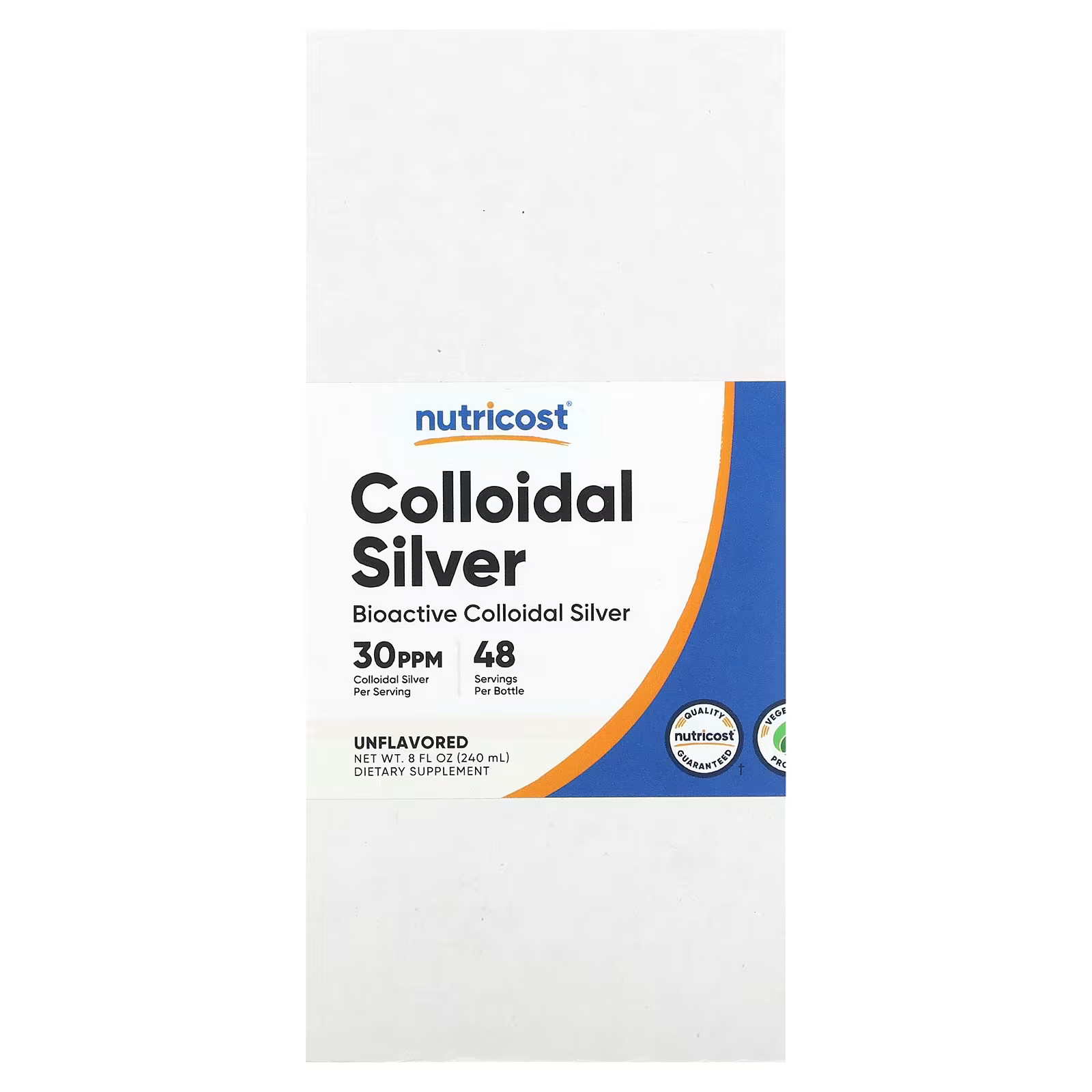 2 X Nutricost, Colloidal Silver, Unflavored, 8 fl oz (240 ml)
