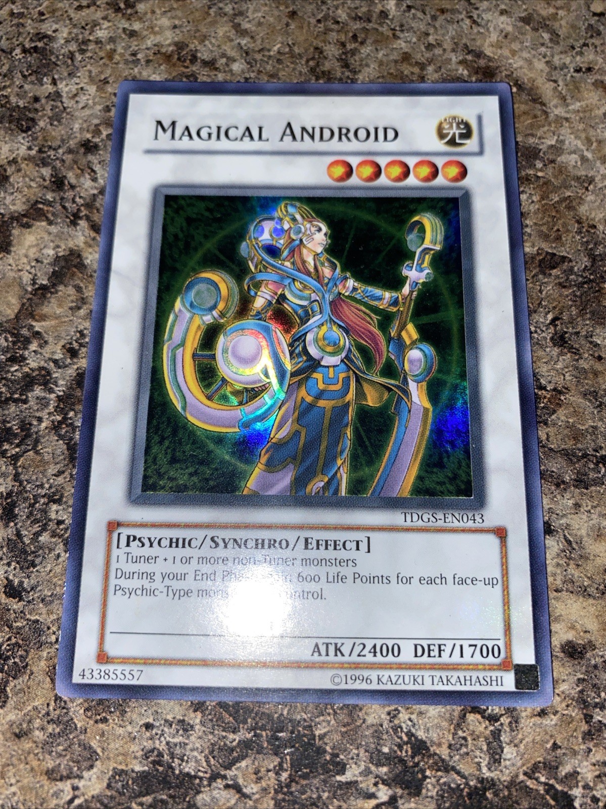 Yu-Gi-Oh Magical Android TDGS-EN043 Super Rare MP Unlimited The Duelist Genesis