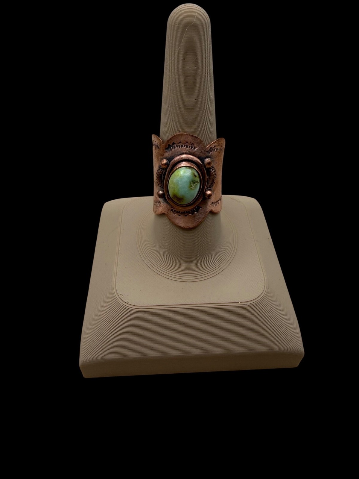 Artisan handcrafted Palomino Copper Ring Cigar band Rustic Boho chic Sz 8 7.05g Artisan handcrafted Palomino Copper Ring Cigar band Rustic Boho chic Sz 8 7.05g