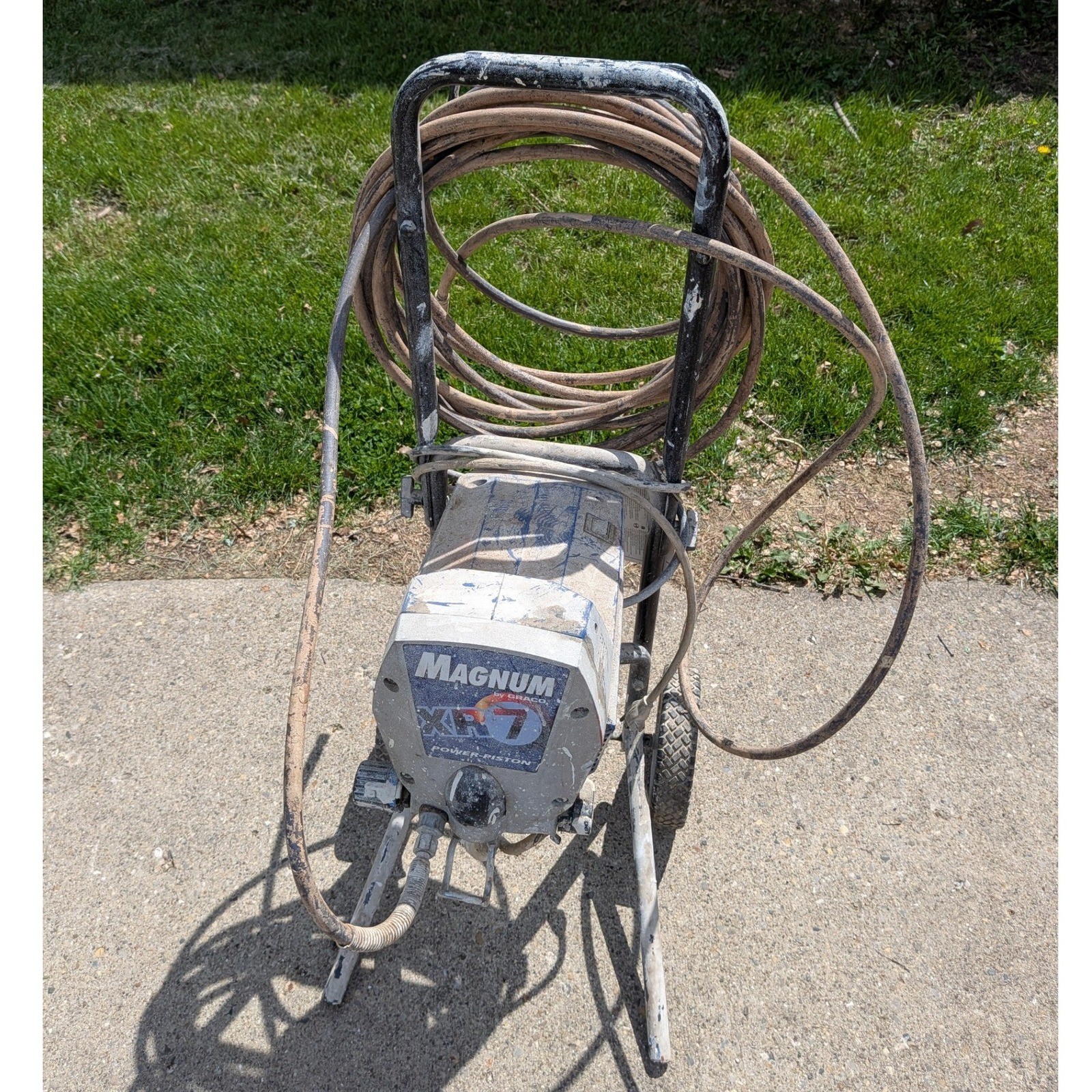Graco Magnum XR7 Airless Paint Sprayer Power-Piston Wheeled Cart UNTESTED