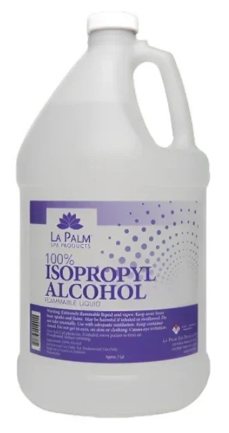 La Palm 100% Isopropyl Alcohol 1 Gallon La Palm 100% Isopropyl Alcohol 1 Gallon