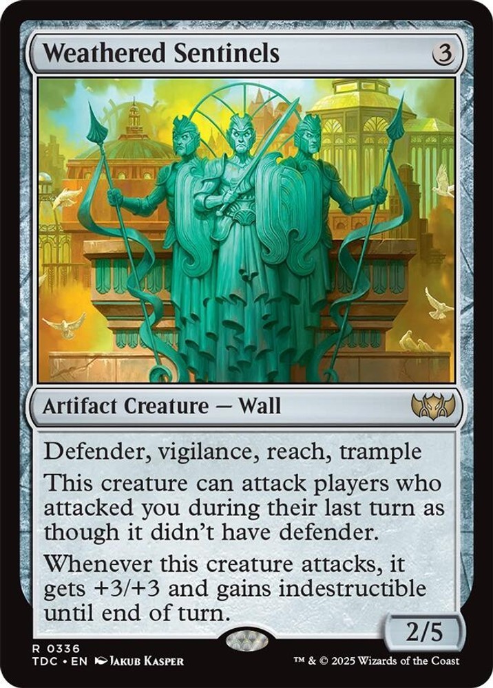 Weathered Sentinels (336) ( NM) Commander: Tarkir: Dragonstorm MTG TDC Weathered Sentinels (336) ( NM) Commander: Tarkir: Dragonstorm MTG TDC