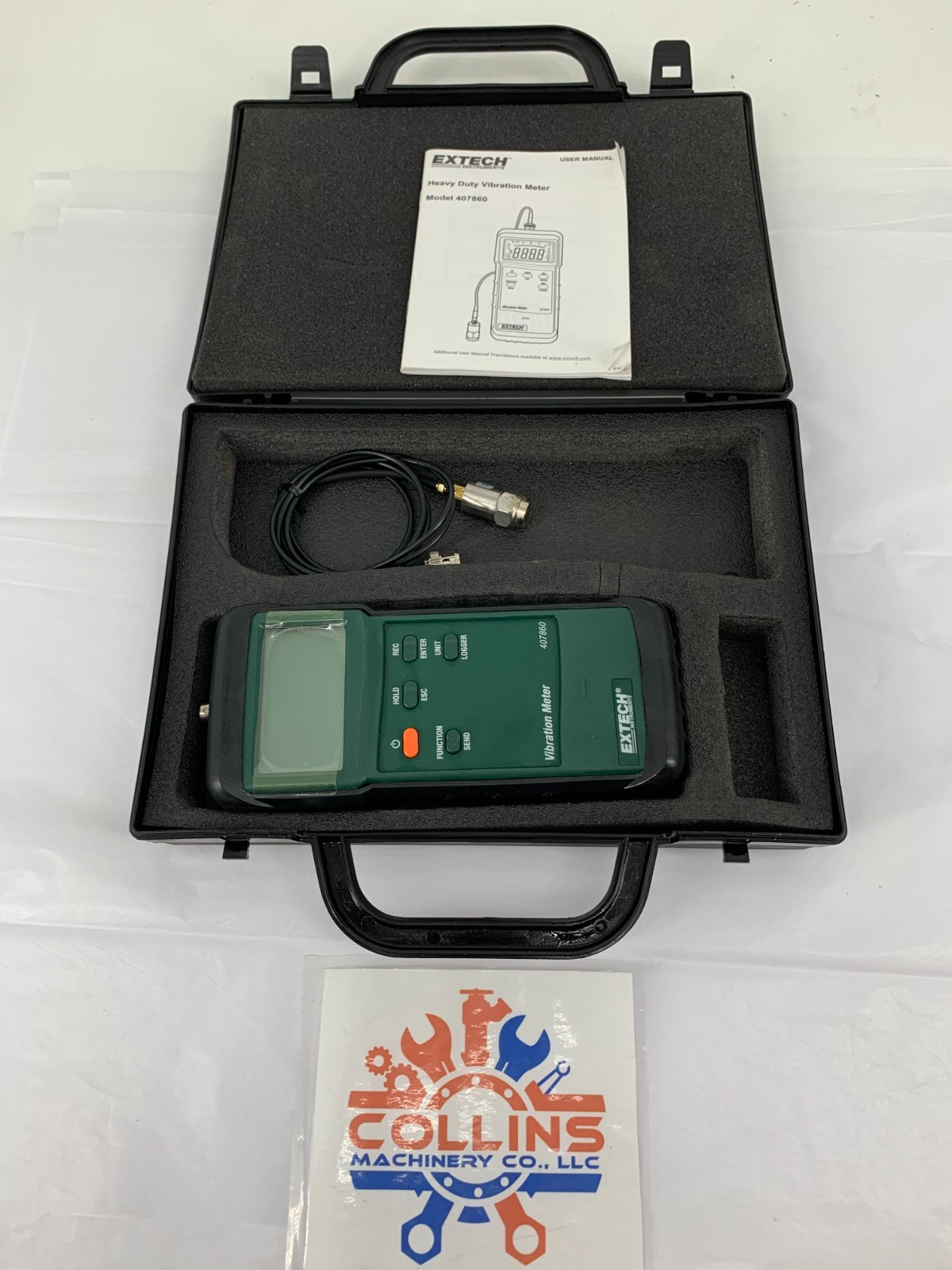 Extech Instruments Model 407860 Digital Vibration Meter For Condition Monitoring Extech Instruments Model 407860 Digital Vibration Meter For Condition Monitoring