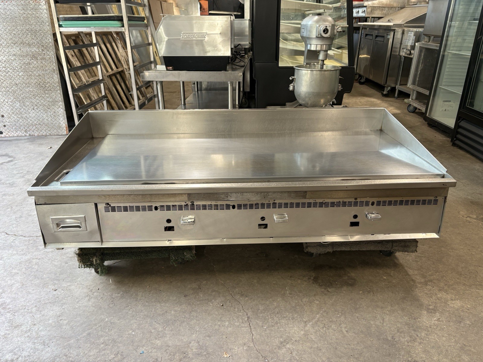 60” KEATING MIRACLEAN Griddle - #60X30LD - Thermostatic - Heavy Duty - Nat Gas