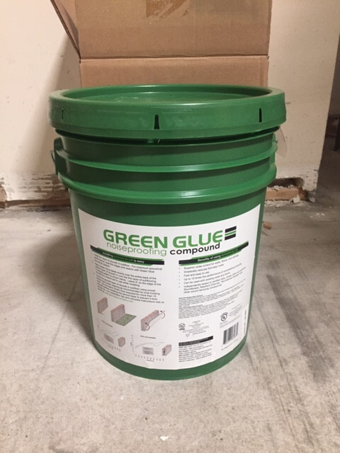 Green Glue Soundproofing Damping Compound - 5 Gallon Pail Bucket