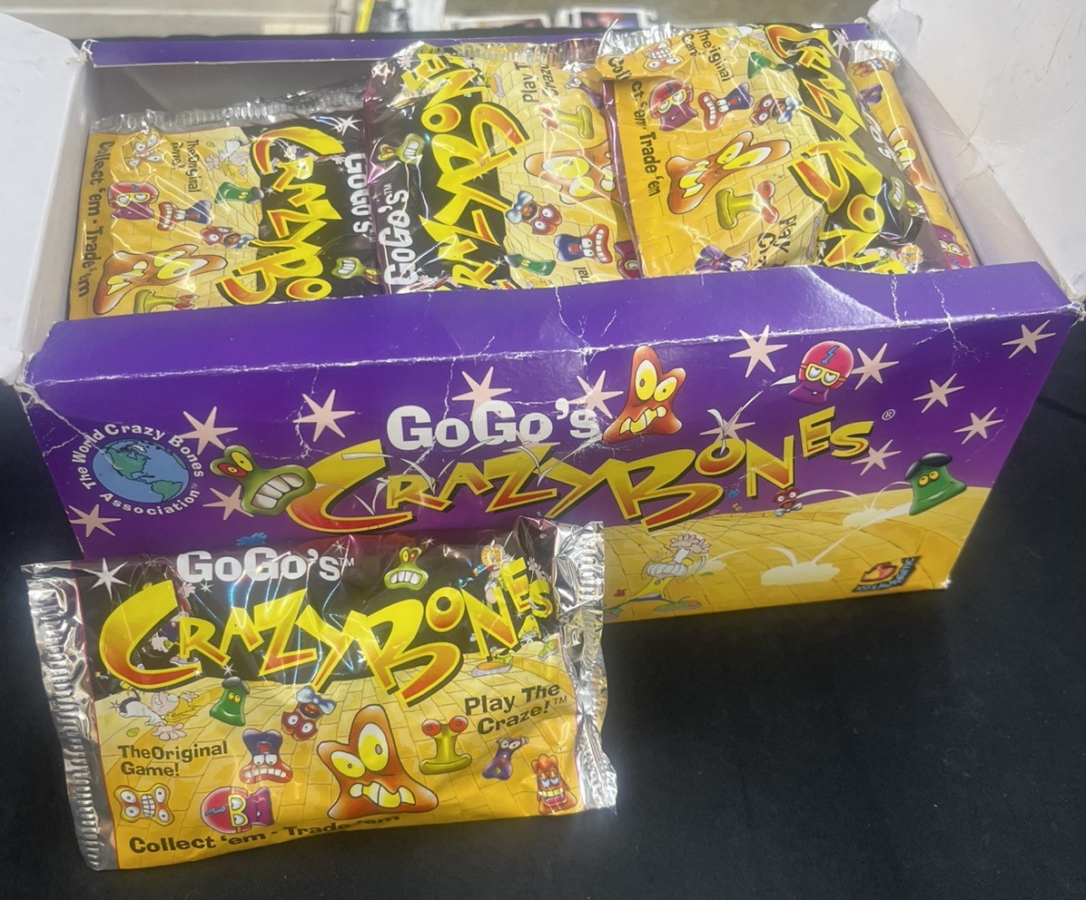Vintage GoGo\'s Crazy Bones Classic Series 1 Sealed Pack x1 Vintage GoGo\'s Crazy Bones Classic Series 1 Sealed Pack x1