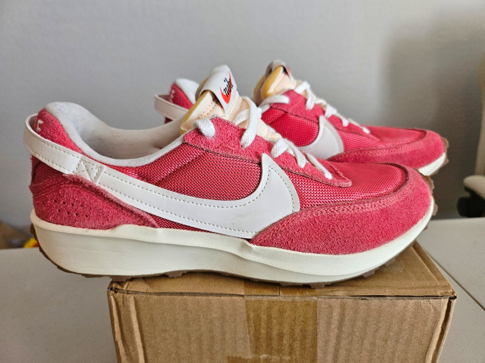Nike Waffle Debut Vintage Adobe Sail Low Top Lace-Up Sneaker DX2931-600