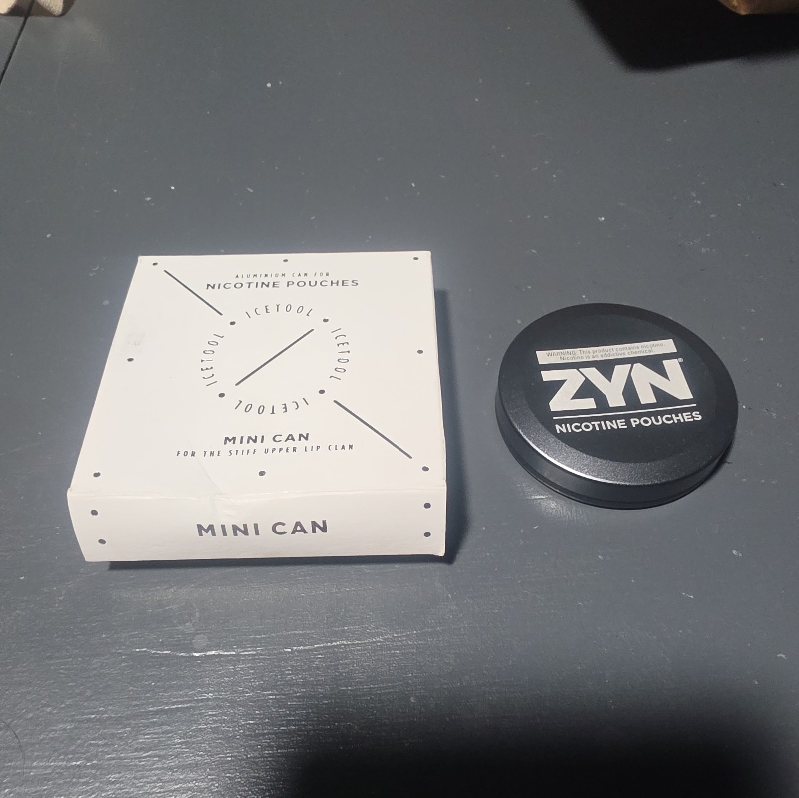 ZYN Official Rewards Metal Can Collectible Gray Empty Brand New in Box MINI