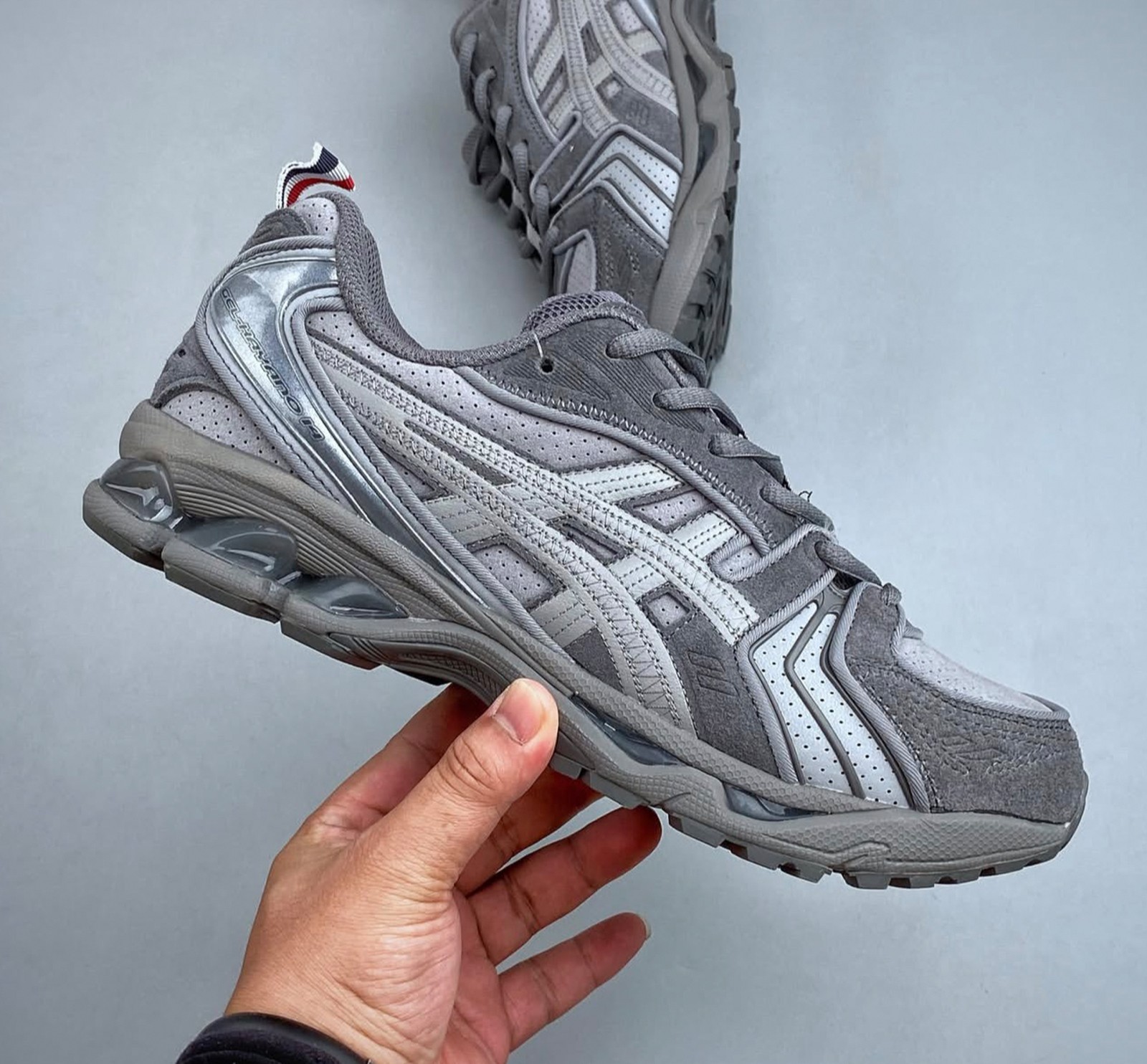 Q* 1203B110 020 Thom Browne x ASICS Gel Kayano 14 \'Grey\'