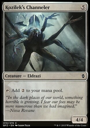 Magic the Gathering MTG Kozilek\'s Channeler (10) Battle for Zendikar   LP