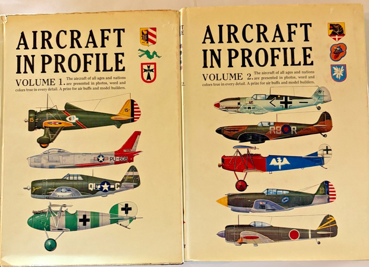 Aircraft in Profile Vol 1 & 2 Very Good Condition and Dust Jackets