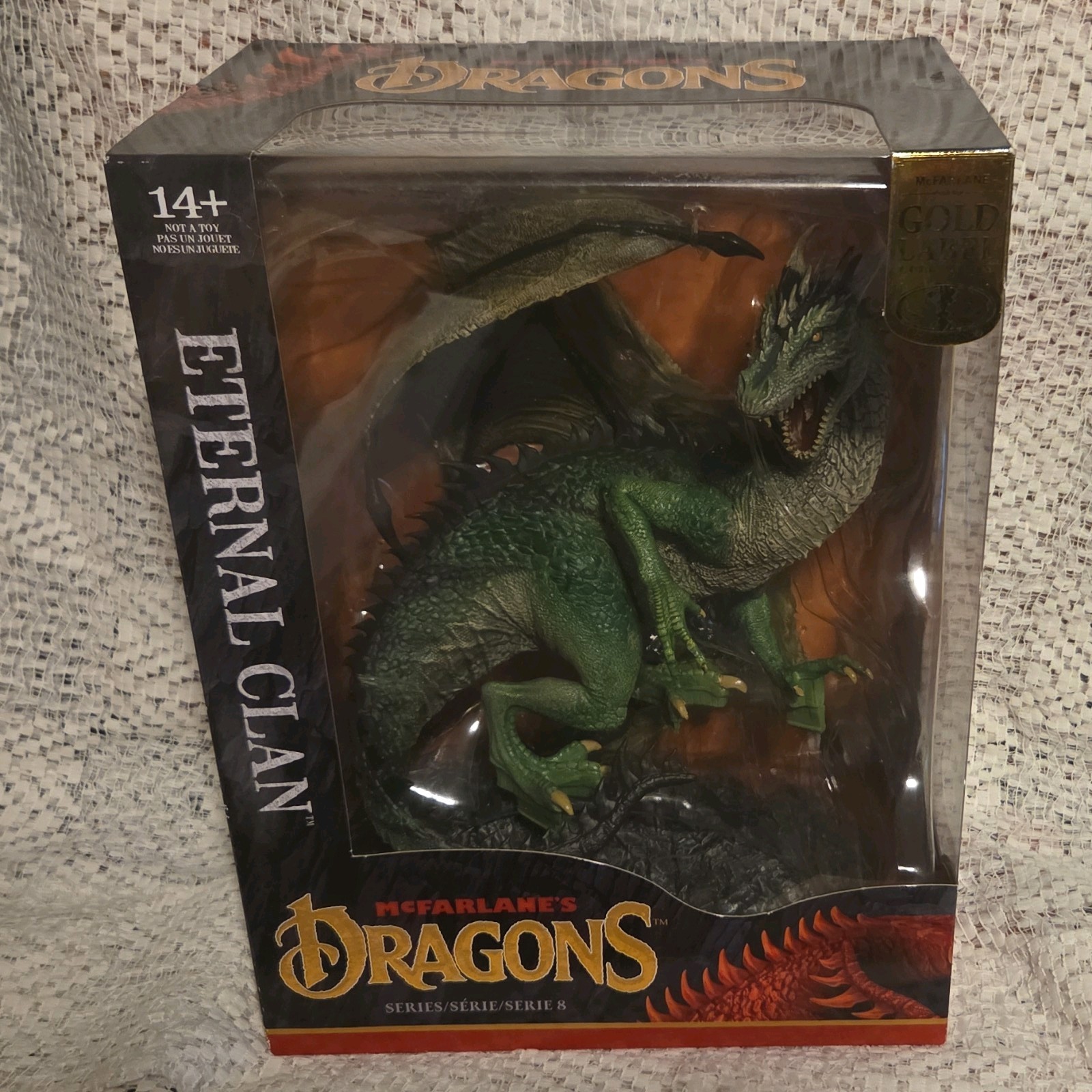 McFarlane's Dragons Eternal Clan Gold Label Series 8 Collectible Dragon Statue