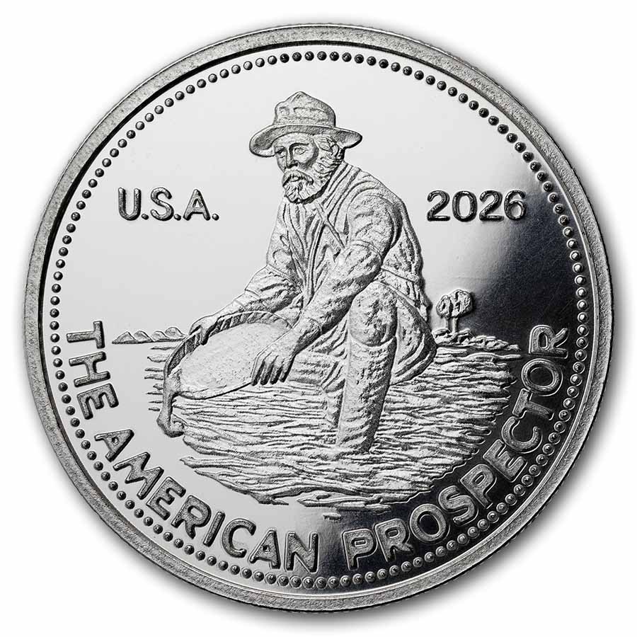 1 oz Silver Round - 2026 Revived Engelhard Prospector 1 oz Silver Round - 2026 Revived Engelhard Prospector