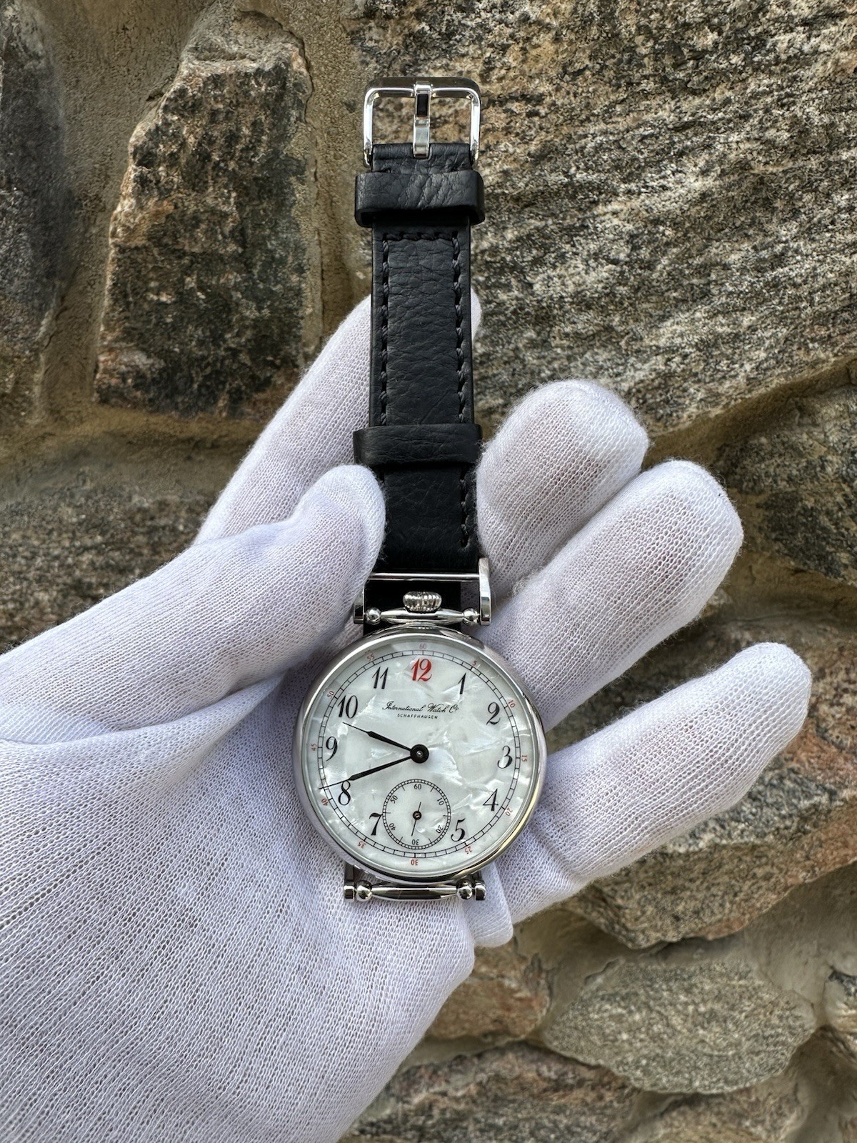 Vintage Watch Molnija Molnia IWC marriage Pearl Dial Cal.3602 Vintage Watch Molnija Molnia IWC marriage Pearl Dial Cal.3602