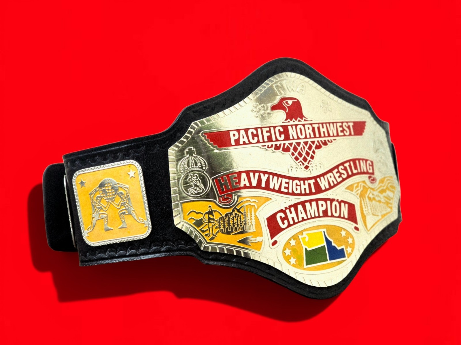 PACIFIC NORTHWEST HEAVYWEIGHT BELT ADULT SIZE CHROME PLATED 2MM HD QUALITY...