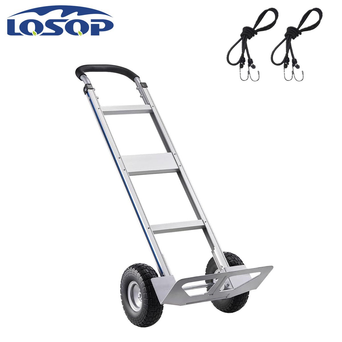 Strong Aluminum Hand Truck with Non-Slip Handle, 500 LBS Moving Dolly Tool