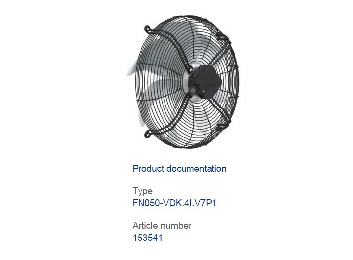 Ventilator Ziehl-Abegg FN050VDK4IV7P1