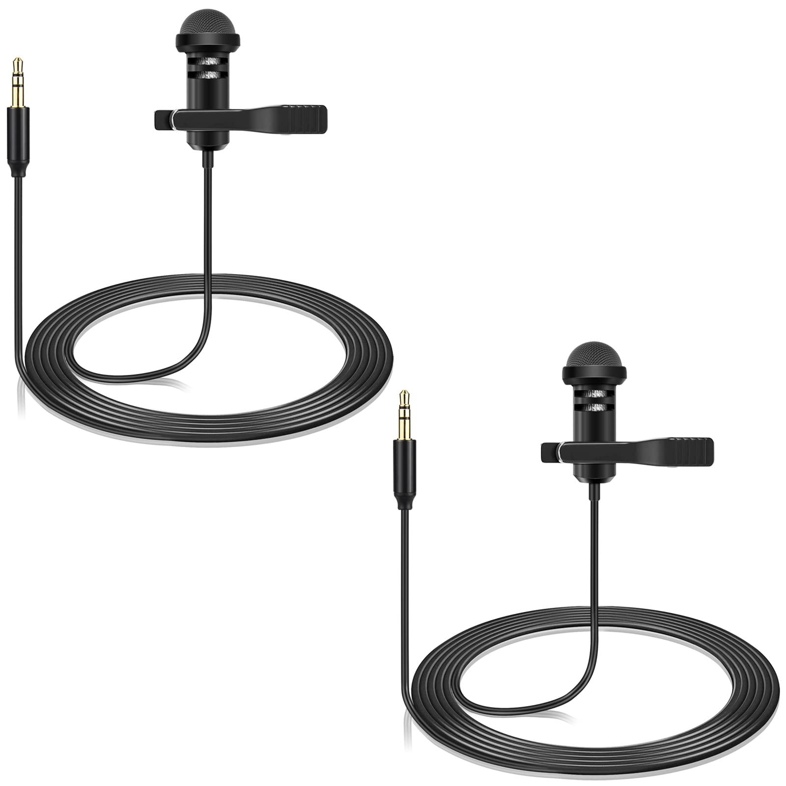 2 Pack Lavalier Lapel Microphone Compatible with DJI Wireless Mic Transmitters R 2 Pack Lavalier Lapel Microphone Compatible with DJI Wireless Mic Transmitters R
